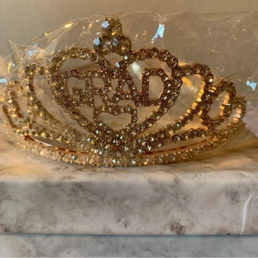 NIB Graduate Tierra RoseGold‎ With Rhinestones Grad includes Graduate Stash